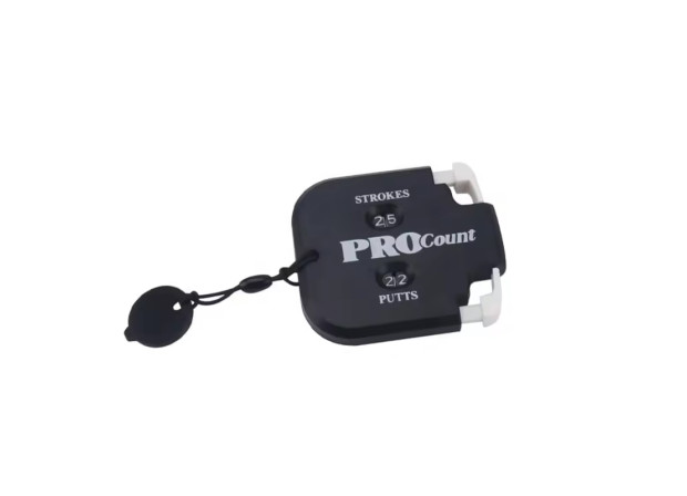 Портативний лічильник ударів для гольфу MARKSON ProCount, чорний