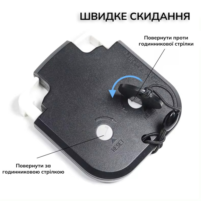 Портативний лічильник ударів для гольфу MARKSON ProCount, чорний