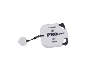 Портативний лічильник ударів для гольфу MARKSON ProCount, білий