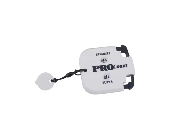 Портативний лічильник ударів для гольфу MARKSON ProCount, білий