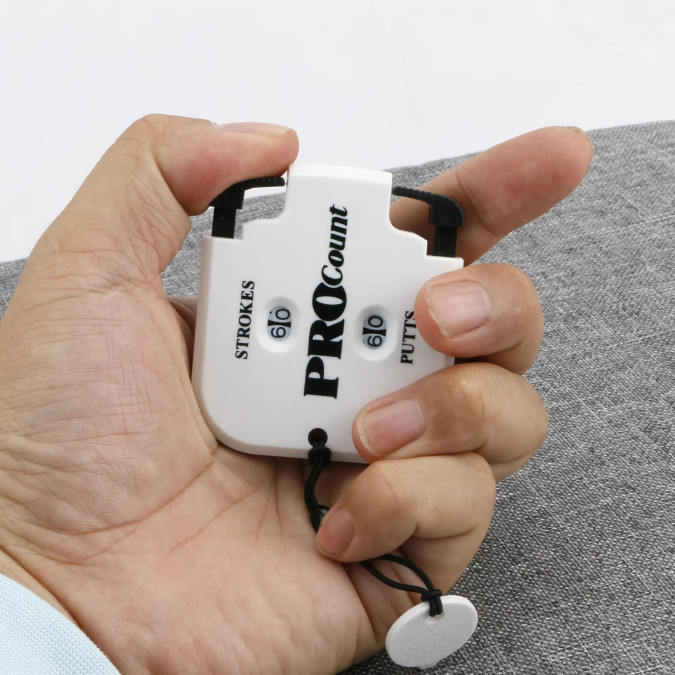 Портативний лічильник ударів для гольфу MARKSON ProCount, білий