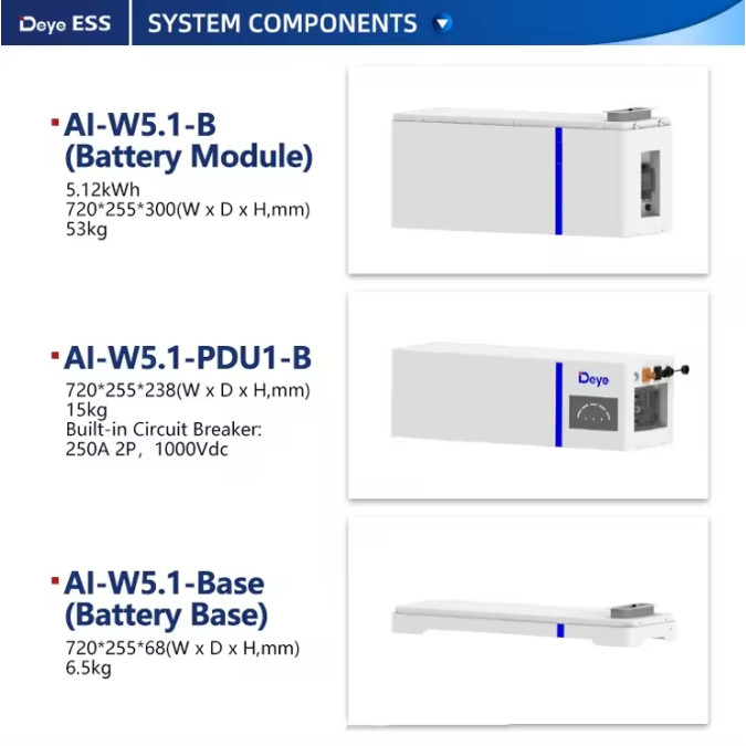 Блок керування акумуляторними батареями (BMS) DEYE AI-W5.1-PDU1-B