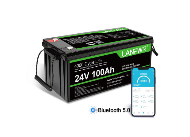 Акумулятор LanPWR 24V 100Аh 2560Wh LiFePO4 + Bluetooth