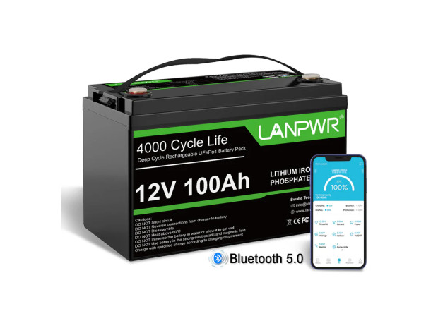 Акумулятор LanPWR 12V 100Аh 1280Wh LiFePO4 + Bluetooth