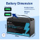 Акумулятор TTWEN 12V 100Аh 1280Wh LiFePO4