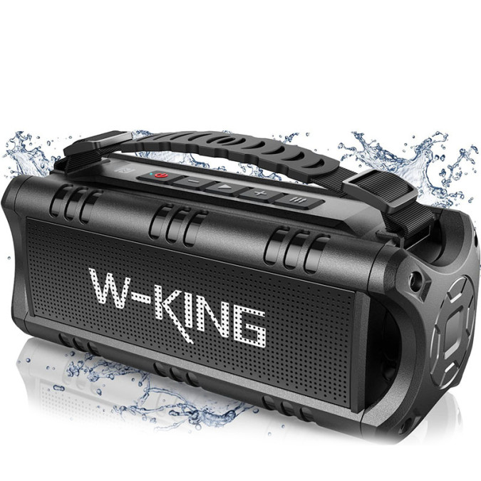 Портативна акустика W-KING D8 mini 30W, чорна