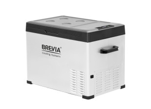 Холодильник автомобільний Brevia 40л 22440 60W, білий/чорний