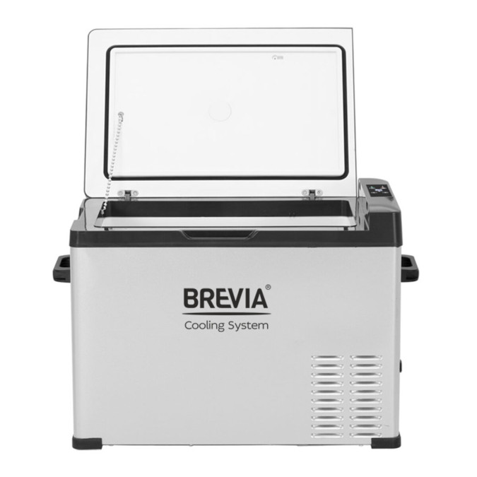 Холодильник автомобільний Brevia 40л 22440 60W, білий/чорний