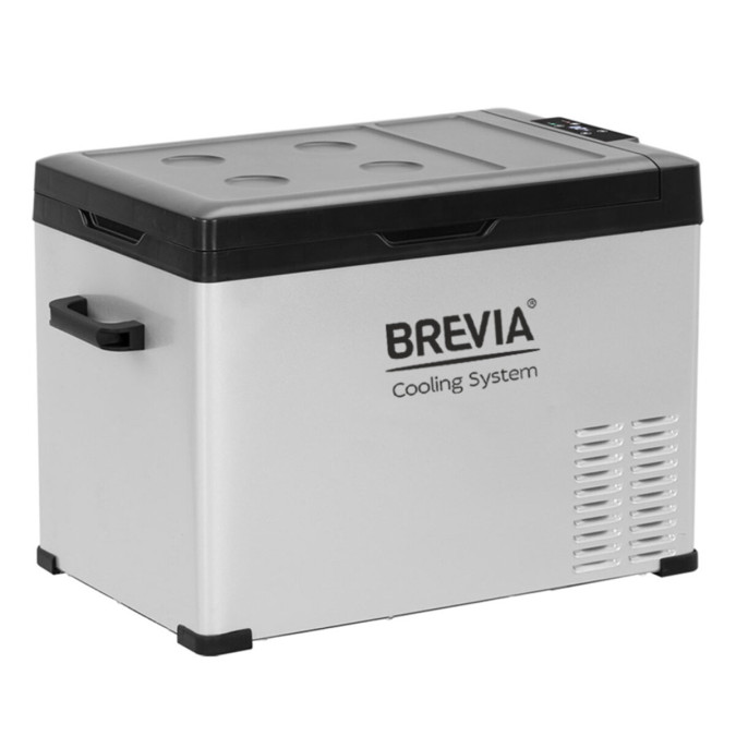 Холодильник автомобільний Brevia 40л 22440 60W, білий/чорний