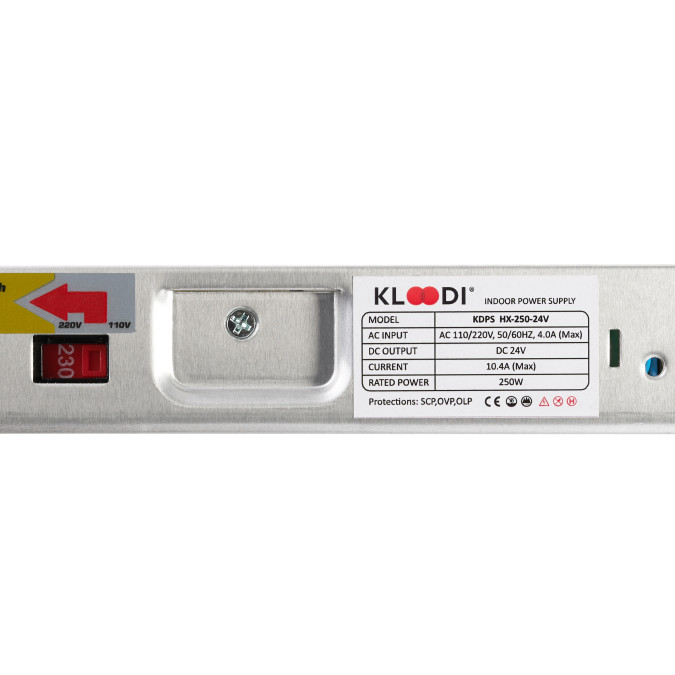 Блок живлення KLOODI KDPS-HX 250 24V 250W IP20