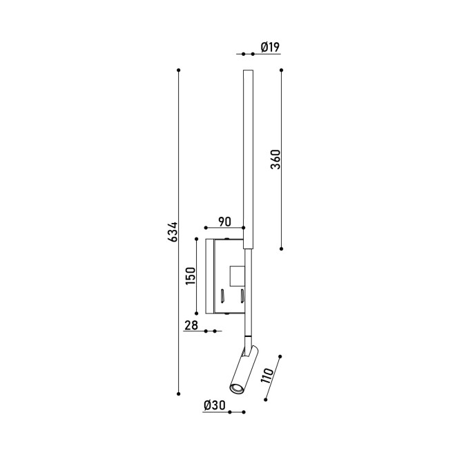 Бра KLOODI DECO WA-KELLY 634 3K WH