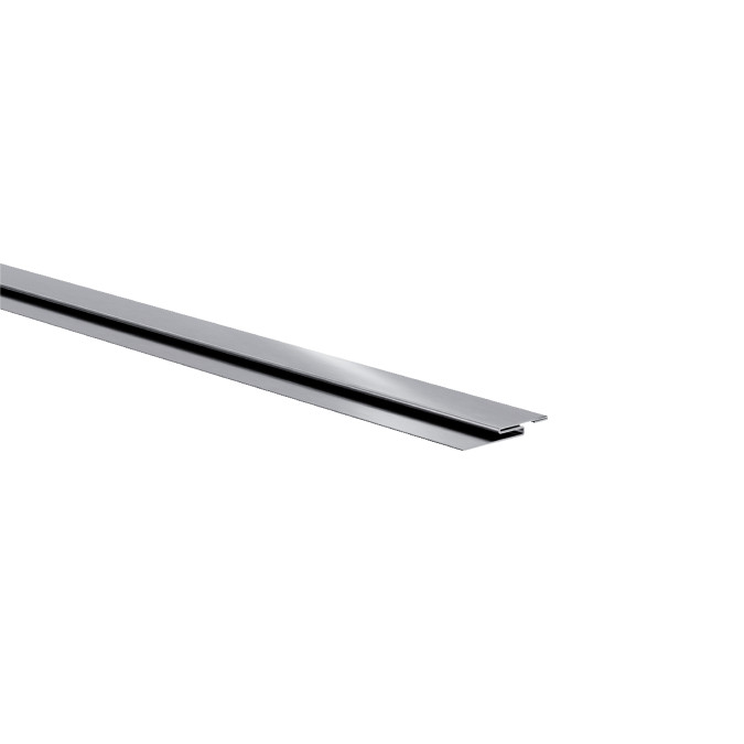 Декоративний профіль для плитки MARKSON SST PVC 01 2.5MM SL-BR, срібло-браш