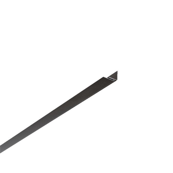 Декоративний профіль для плитки MARKSON SST PVC 02 2.5MM BK-BR, чорний-браш