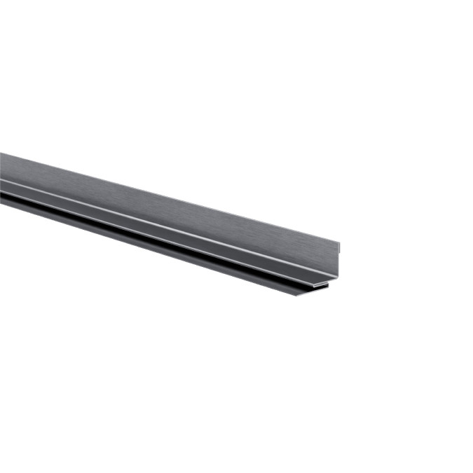 Декоративний профіль для плитки MARKSON SST PVC 02 2.5MM SL-BR, срібло-браш