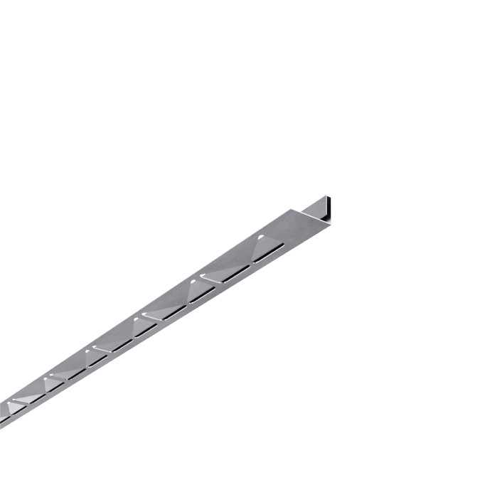 Декоративний профіль для плитки MARKSON SST SBP019 3x10 SL-BR, срібло-браш