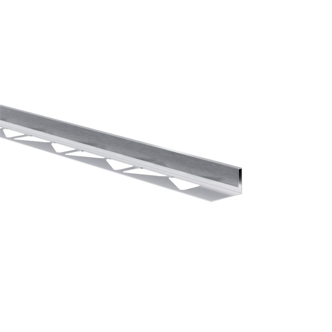 Декоративний профіль для плитки MARKSON SST SBP019 3x10 SL-BR, срібло-браш