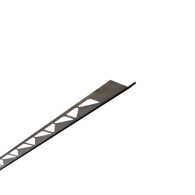 Декоративний профіль для плитки MARKSON SST SBP 14.5x3 BK-BR, чорний-браш