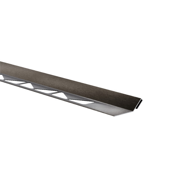 Декоративний профіль для плитки MARKSON SST SBP 14.5x3 BK-BR, чорний-браш