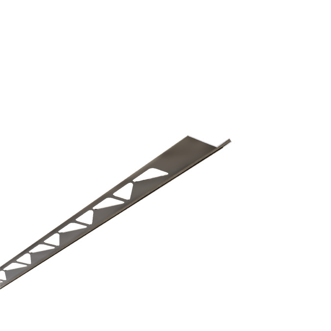 Декоративний профіль для плитки MARKSON SST SBP 14.5x3 SL-BR, срібний-браш