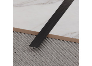 Декоративний профіль для плитки MARKSON SST STP 20x5 BK-BR, чорний-браш