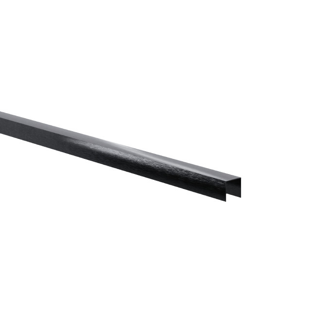 Декоративний профіль для плитки MARKSON SST SUP10 10x10 BK-BR, чорний-браш