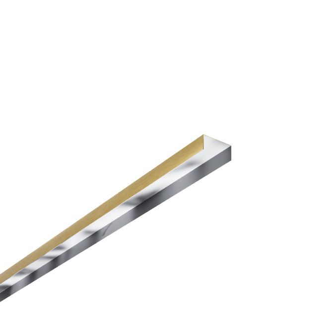 Декоративний профіль для плитки MARKSON SST SUP20 20x10 GD-BR, золото-браш