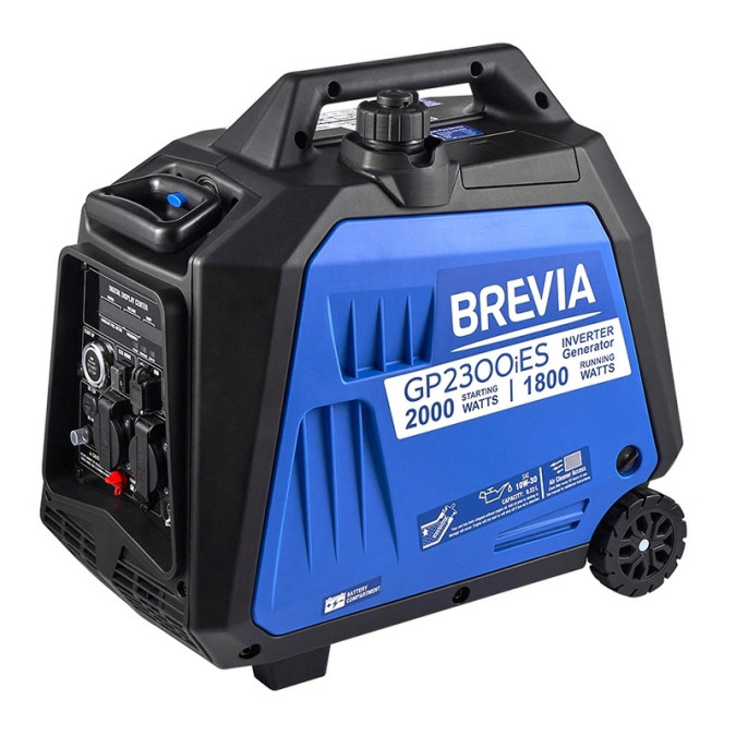 Генератор інверторний бензиновий Brevia GP2300iES 1.8kW 2000W з електростартером