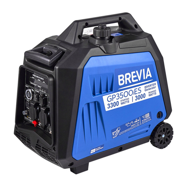 Генератор інверторний бензиновий Brevia GP3500iES 3kW 3300W з електростартером