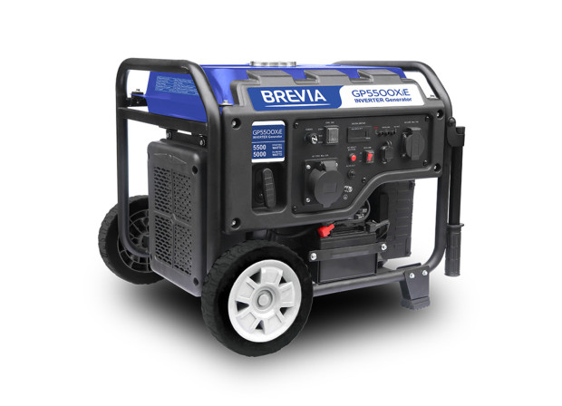 Генератор інверторний бензиновий Brevia GP5500XiE 5kW 5200W з електростартером