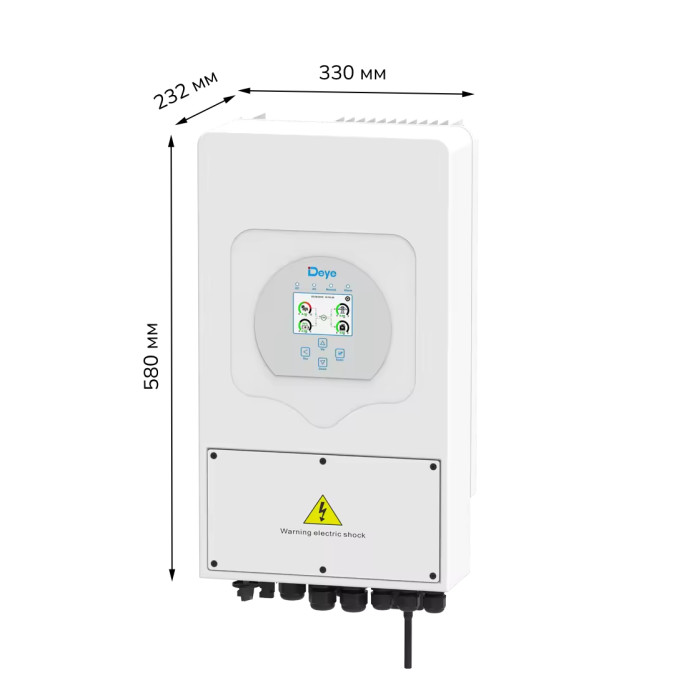 Гібридний інвертор Deye SUN-3.6K-SG03LP1-EU 48V 3600W MPPT