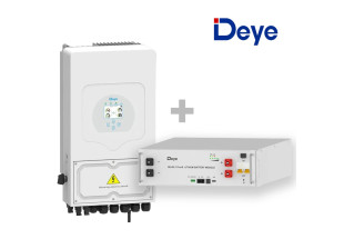 Комплект автономного живлення DEYE - інвертор Deye SUN-6K-SG05LP1-EU 48V 6000W MPPT + акумулятор DEYE SE-G5.1 Pro-B 51.2V 100Ah 5120Wh LiFePO4