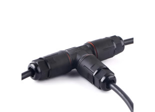 Клемний блок швидкого монтажу MARKSON SPL-T 3P IP68 на 3 проводи (0.08-2.5(4.0)мм²), чорний