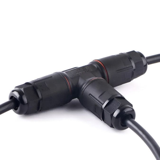 Клемний блок швидкого монтажу MARKSON SPL-T 3P IP68 на 3 проводи (0.08-2.5(4.0)мм²), чорний