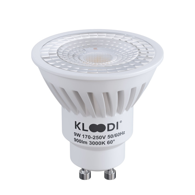 Лампа LED KLOODI KDGU10-9WSMD 3K 60D 900Lm