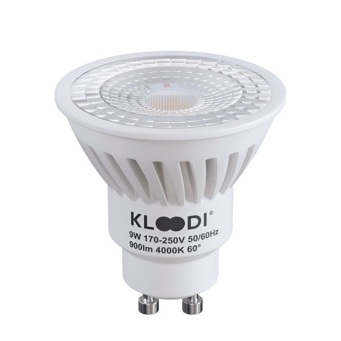 Лампа LED KLOODI KDGU10-9WSMD 4K 60D 900Lm