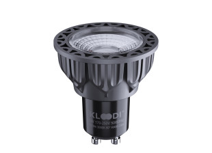 Лампа LED KLOODI KDGU10-QL 5WCOB 3K 60D BK DIM
