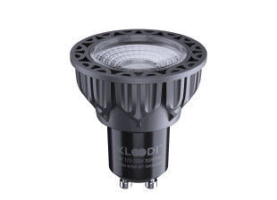 Лампа LED KLOODI KDGU10-QL 5WCOB 4K 60D BK DIM 450Lm 