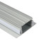 LED профіль накладний KLOODI KLP006_2 з відсіком для блоку та розсіювачем PC, 2м