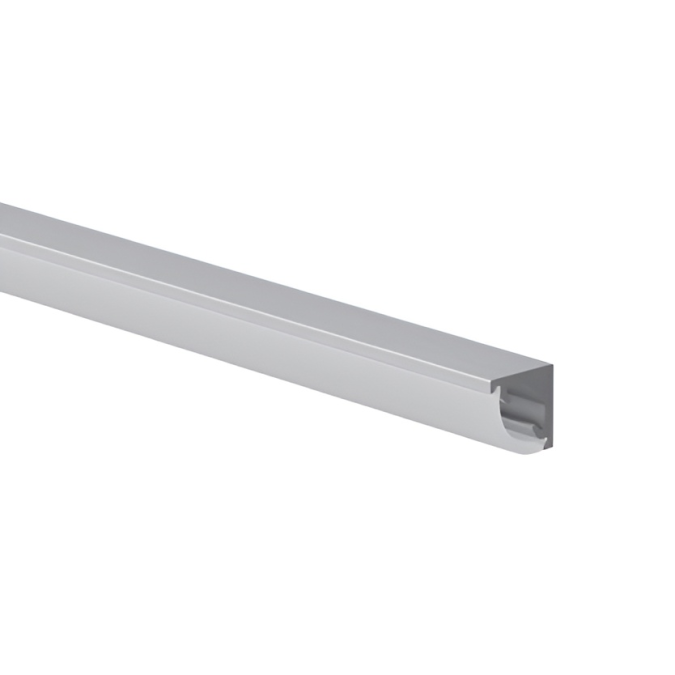 LED профіль кутовий з розсіювачем PC матовий опал KLOODI KLP0808_2, 2м 