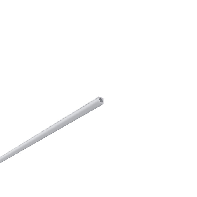 LED профіль кутовий з розсіювачем PC матовий опал KLOODI KLP0808_2, 2м 