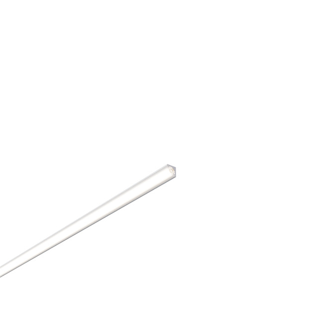 LED профіль кутовий з розсіювачем PC матовий опал KLOODI KLP0808_2, 2м 