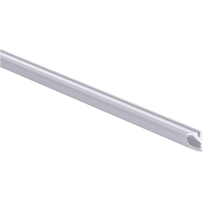 LED профіль кутовий з розсіювачем PC матовий опал KLOODI KLP1111_2, 2м