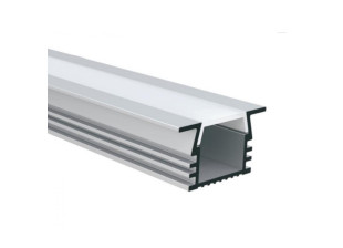 LED профіль підвісний з розсіювачем PC морозним KLOODI KLP1612KR_2, 2м