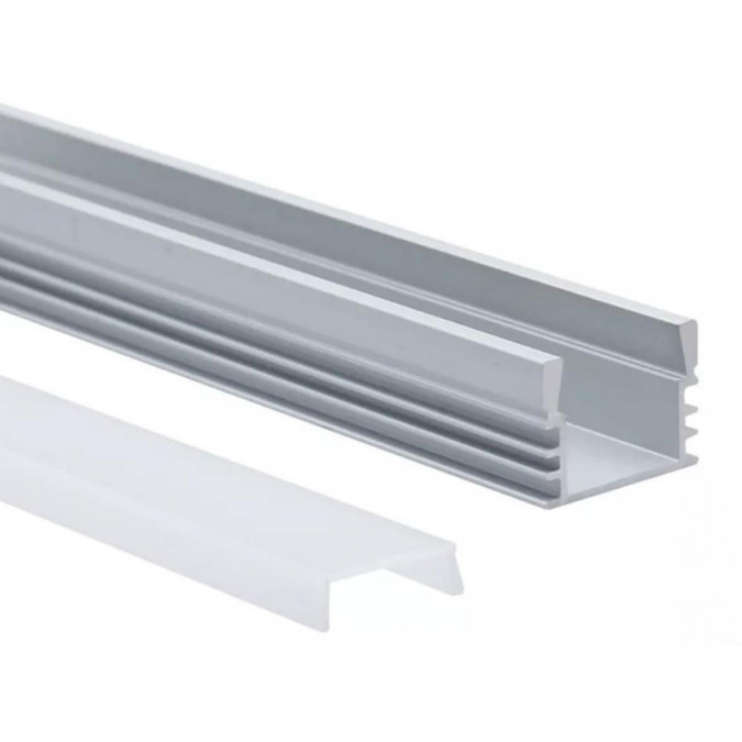 LED профіль підвісний з розсіювачем PC морозним KLOODI KLP1612_2, 2м