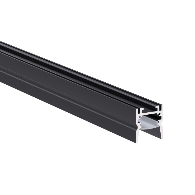 LED профіль підвісний з розсіювачем PC KLOODI KLP176 2 BK, 2м