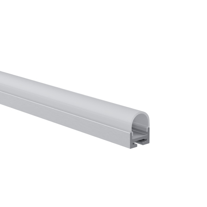 LED профіль накладний з розсіювачем PC KLOODI KLP2027R_2, 2м