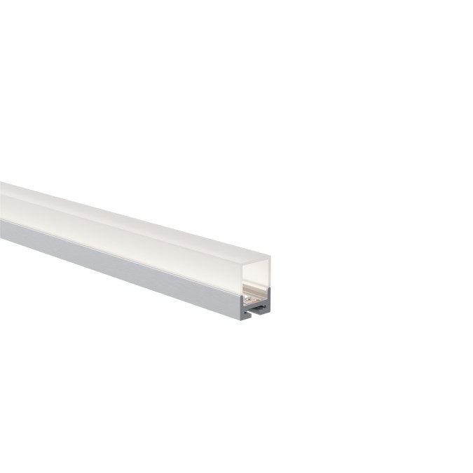 LED профіль накладний з розсіювачем PC KLOODI KLP2027SQ_2, 2м