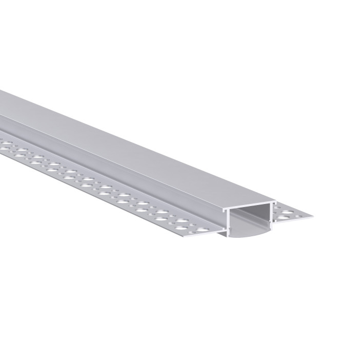 LED профіль врізний під шпаклівку з розсіювачем PC KLOODI KLP2110TR 3, 3м