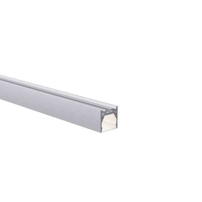 LED профіль накладний з розсіювачем PC KLOODI KLP2525_2, 2м