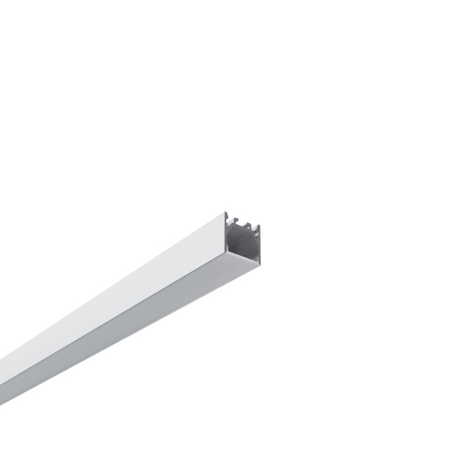 LED профіль накладний з розсіювачем PC KLOODI KLP2525_2, 2м